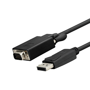 Cable convertidor con conector DisplayPort macho a VGA macho